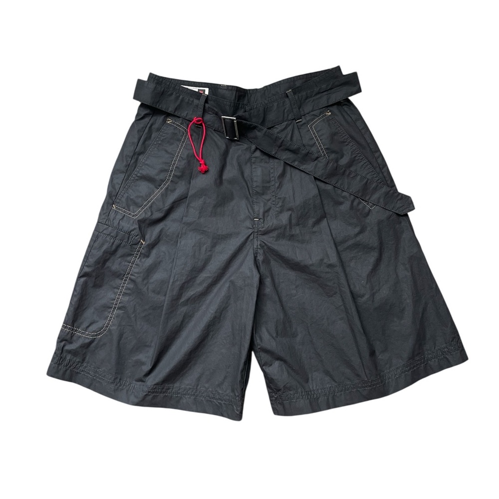 Zara Black Cargo Wide Fit Shorts – Small Unisex